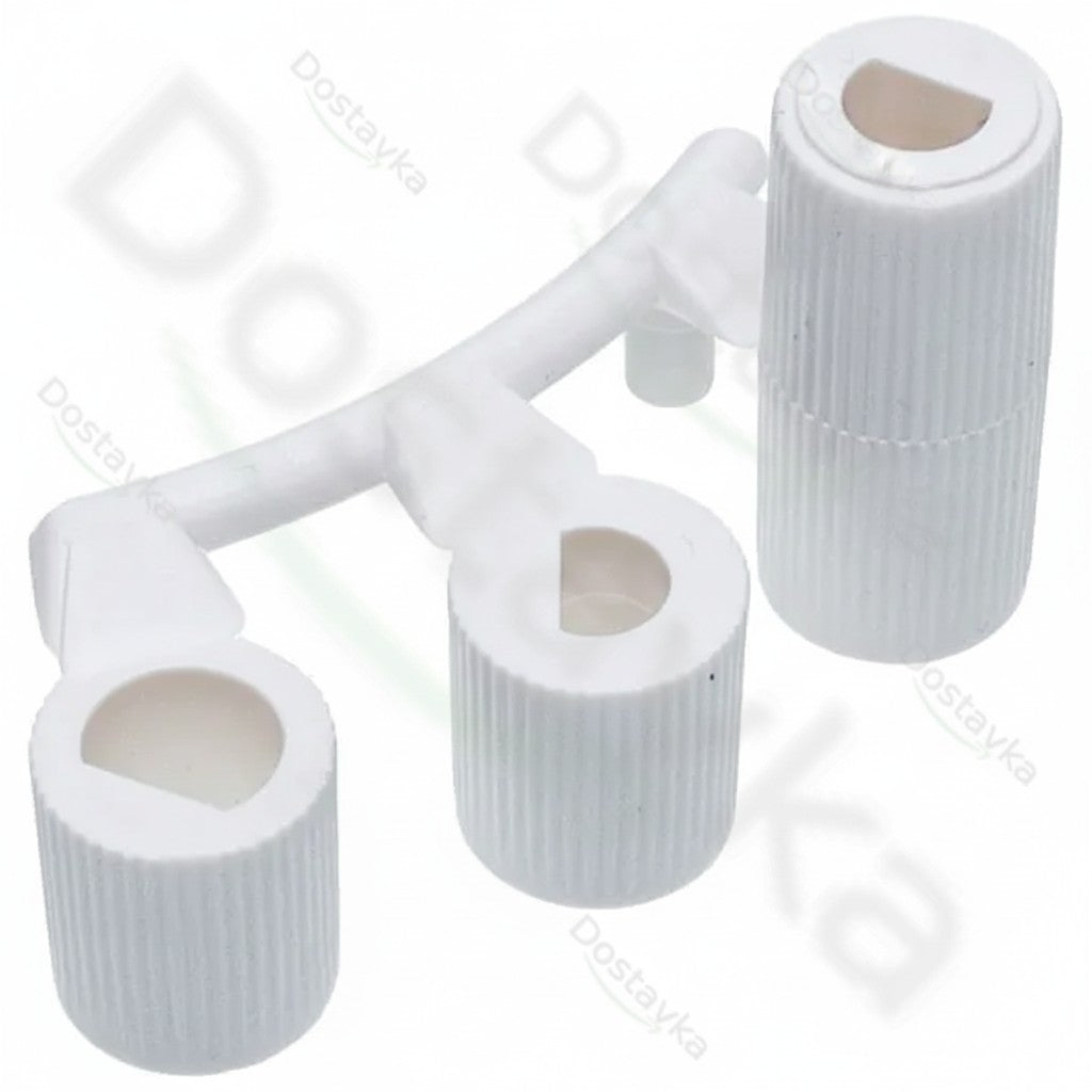 Набор универсальных ручек регулирования плиты с переходниками (5 штук) - изображение 2