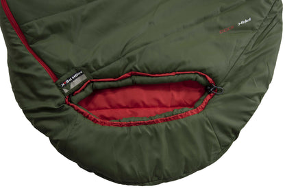Спальний мішок High Peak Pak 1000/+4°C Green/Red Left (23250)