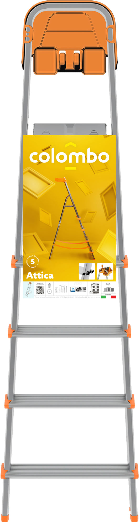 Драбина Colombo Attica 5 щаблів (S108A05P)