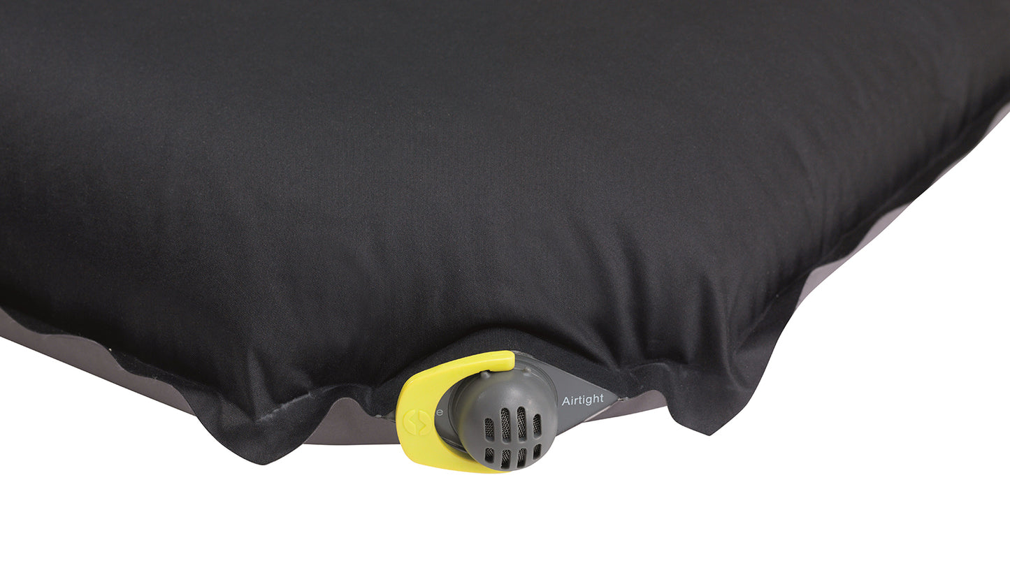 Килимок самонадувний Outwell Self-inflating Mat Sleepin Double 7.5 cm Black (400013)