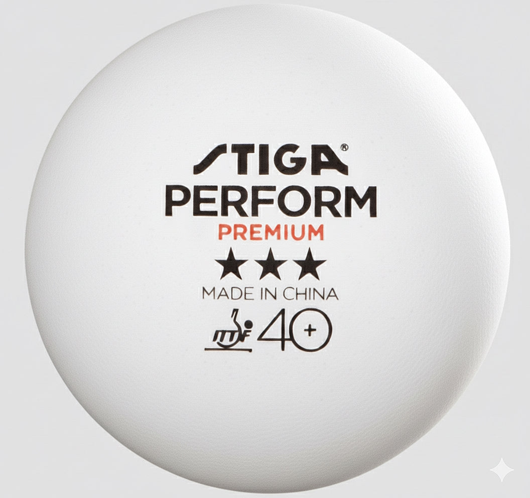 М'ячі для настільного тенісу Stiga Perform Premiun ITTF 6 шт (1113-2410-06)