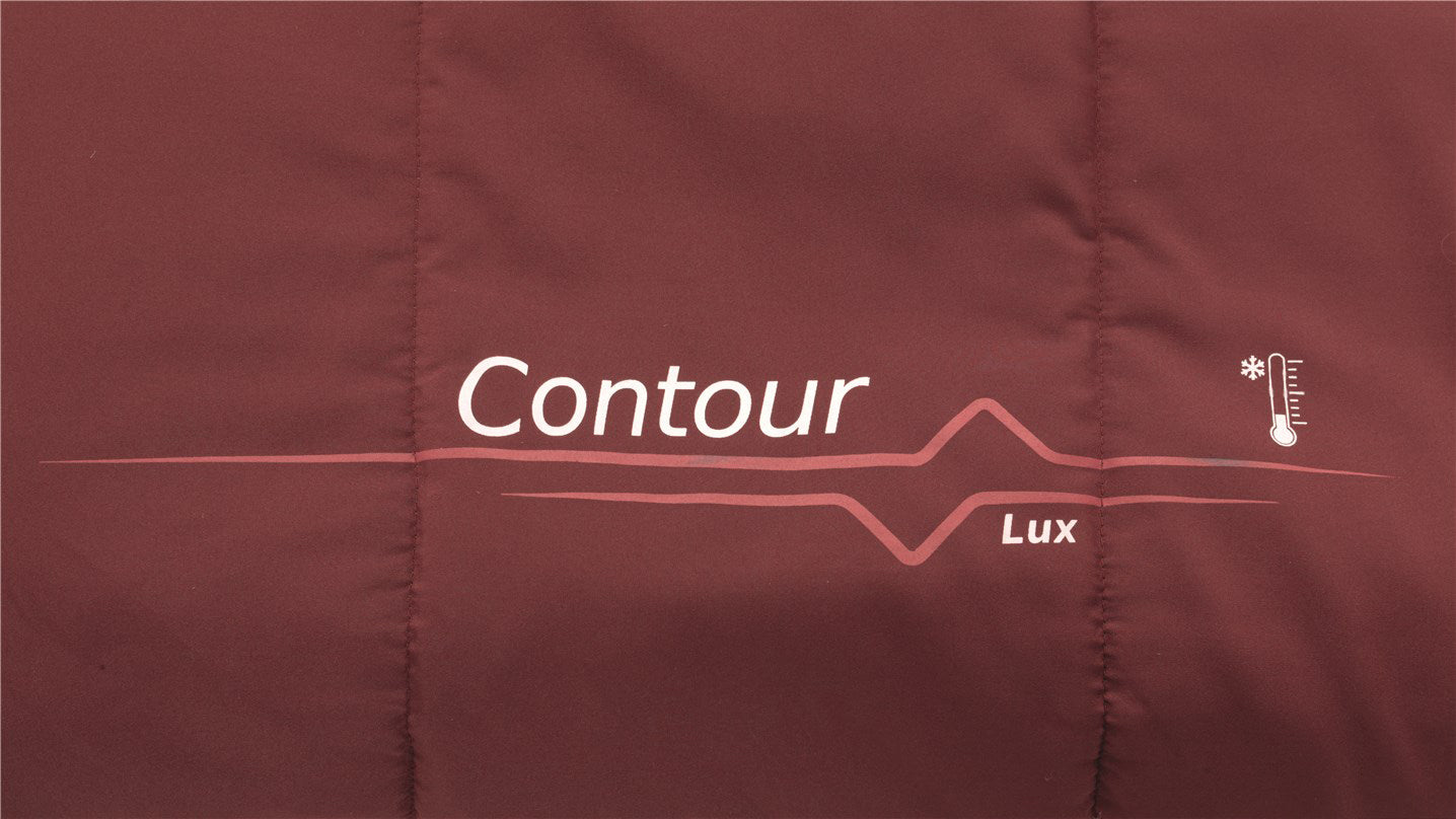 Спальний мішок Outwell Contour Lux Reversible/-3°C Red Left (230367)