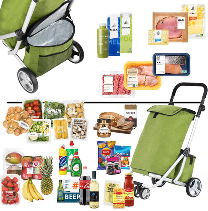 Сумка-візок ShoppingCruiser 3 Wheels Green (650071)