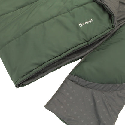 Спальний мішок Outwell Contour Lux XL Реверсивний/-1°C Green Left (230299)