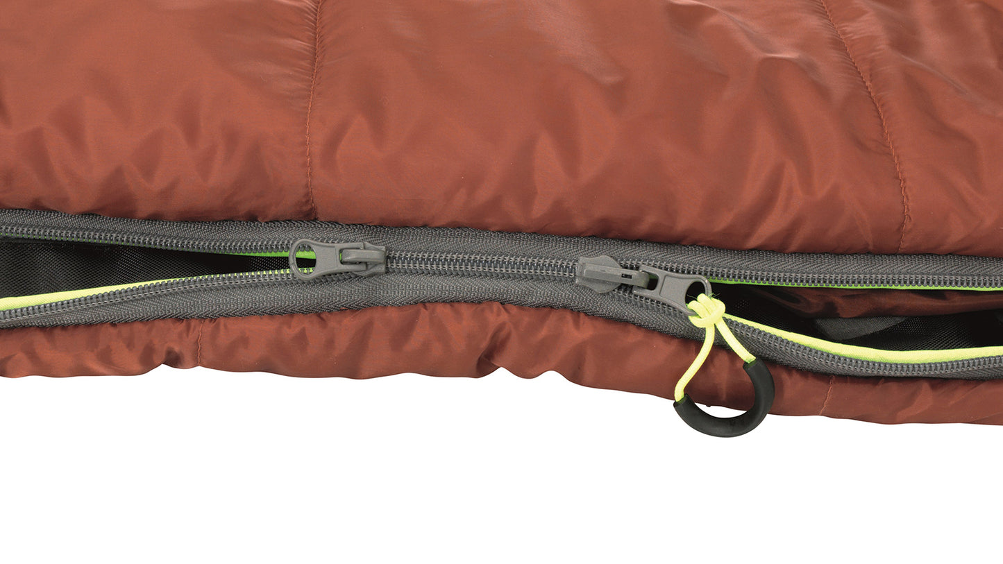 Спальний мішок Outwell Canella Lux/+4°C Warm Red Left (230358)