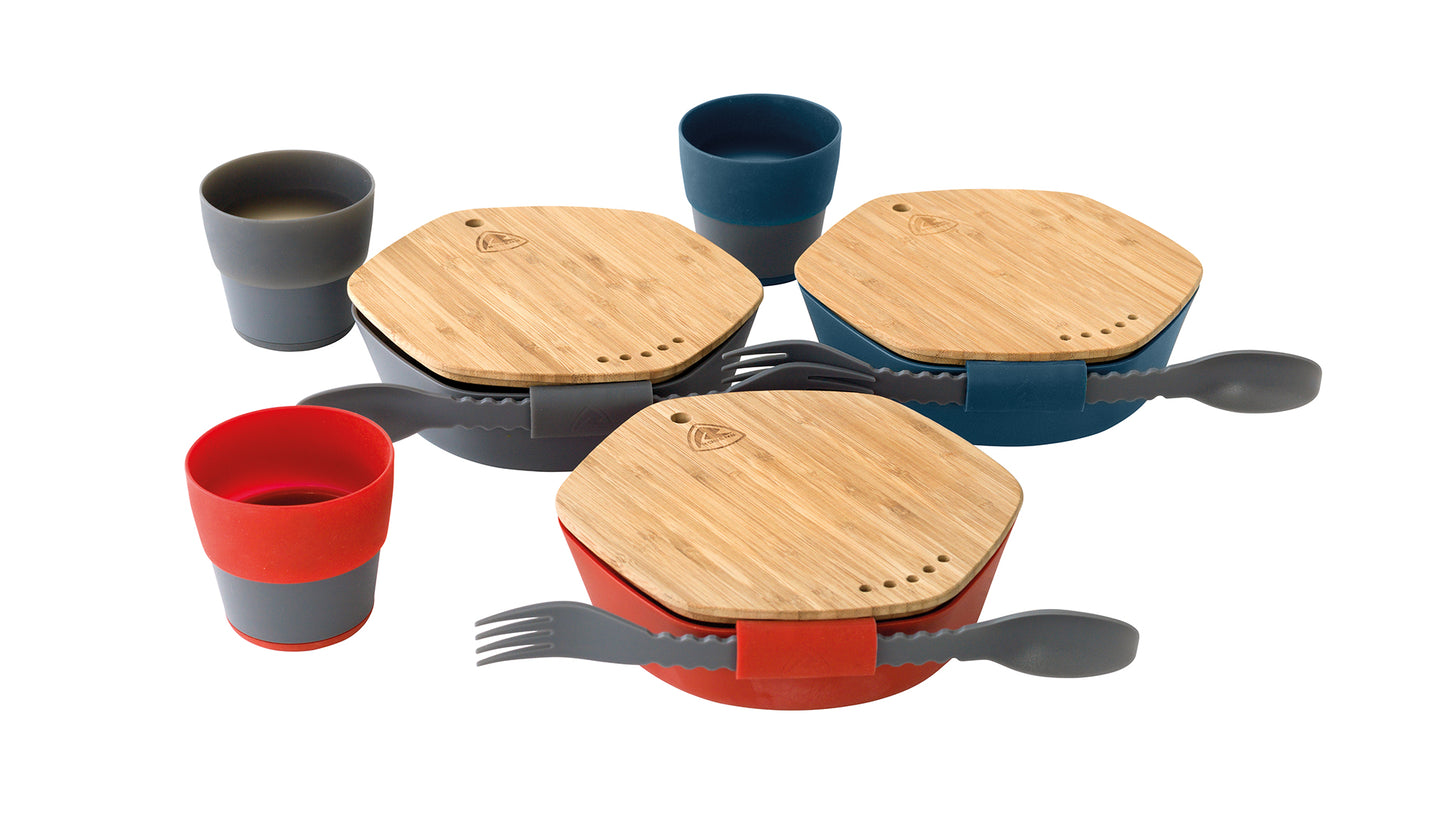 Набір туристичного посуду Robens Leaf Meal Kit Ocean Blue (690277)