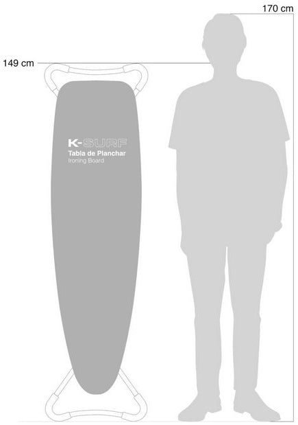 Дошка для прасування Rolser K-Surf SalviaTube (K07003-1072)