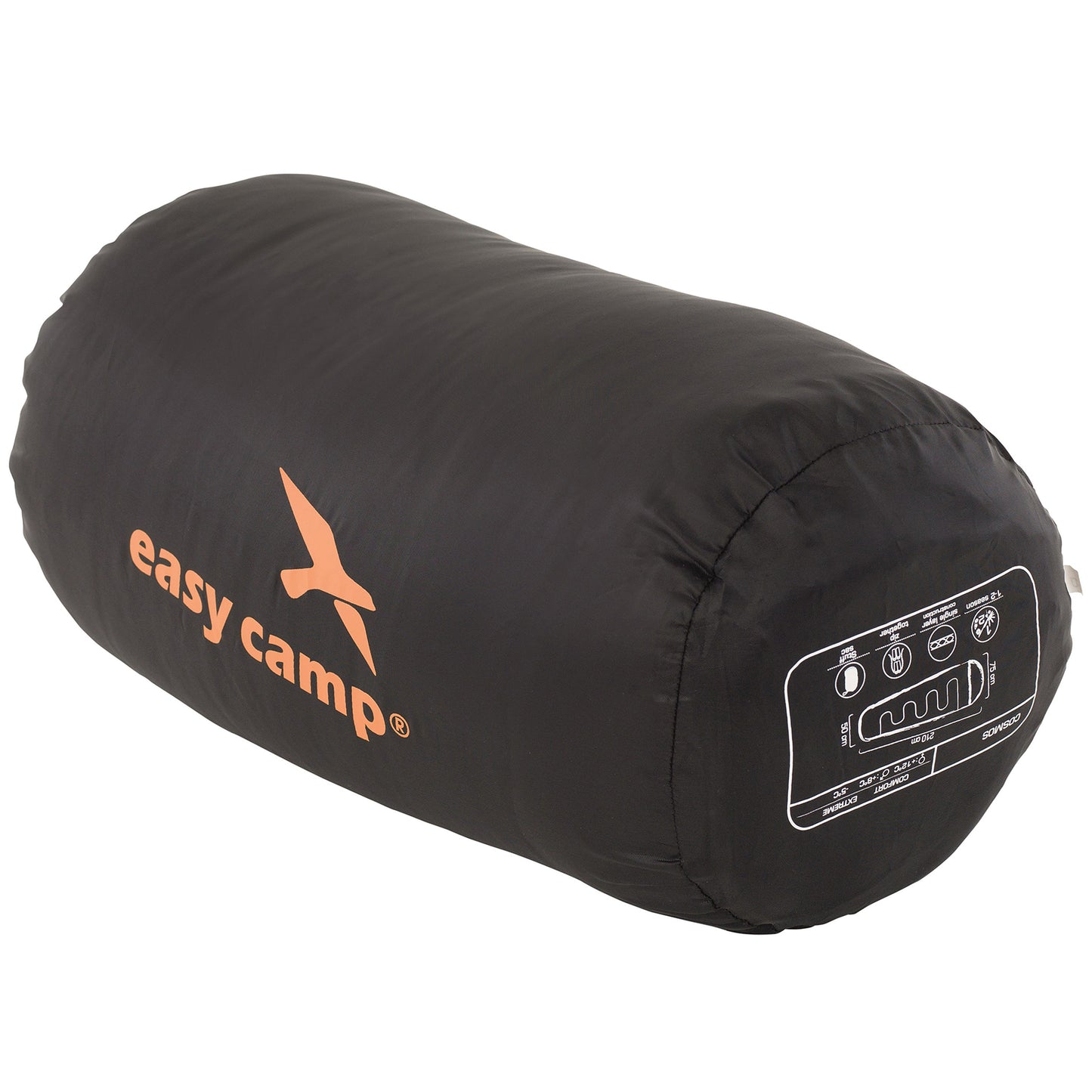 Спальний мішок Easy Camp Cosmos/+8°C Black Left (240148)