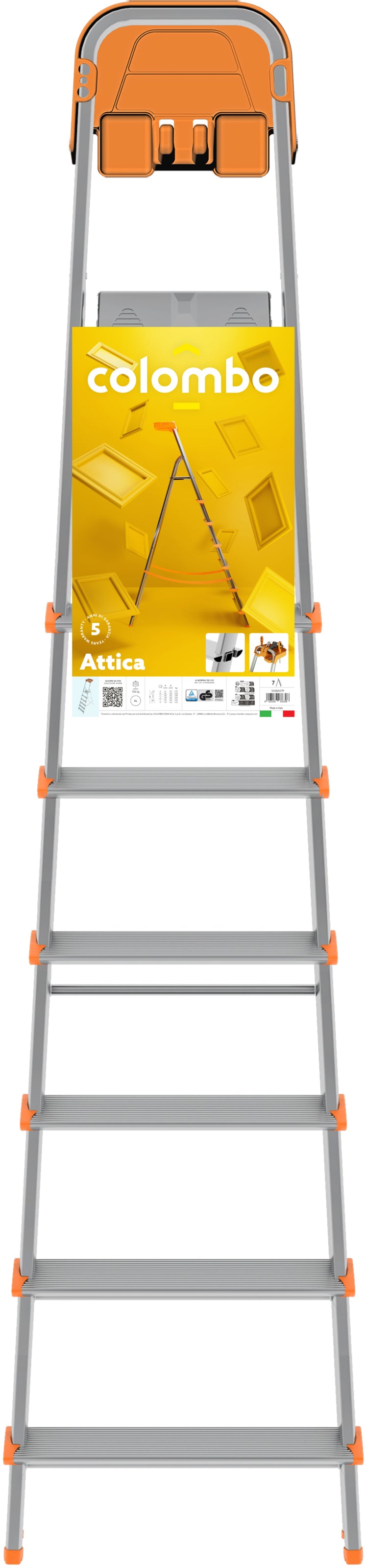 Драбина Colombo Attica 7 щаблів (S108A07P)