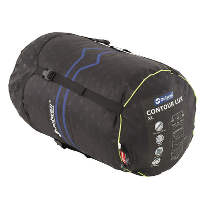 Спальний мішок Outwell Contour Lux XL Реверсивний/-1°C Green Left (230299)