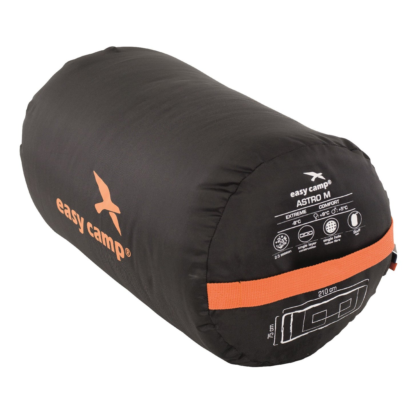 Спальний мішок Easy Camp Astro M/+5°C Blue Right (240145)
