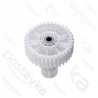 Шестерня средняя для мясорубки Bosch 10018164 D=77 мм, H=89 мм, Z=12 внутренних / 37 косых