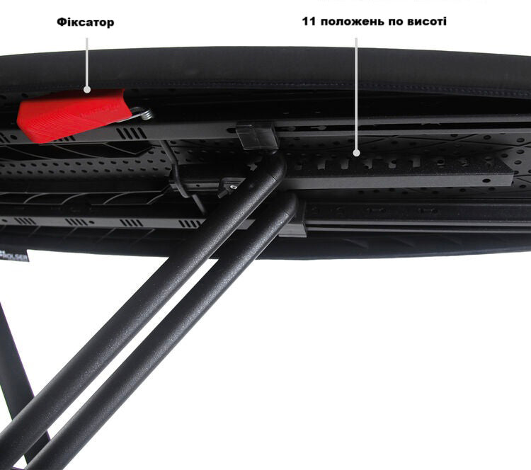Дошка для прасування Rolser K-Surf Black Tube Plata (K07002-1029)