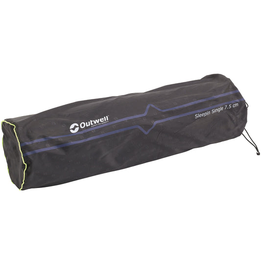 Коврик самонадувний Outwell Self-inflating Mat Sleepin Single 7.5 cm Black (400017)