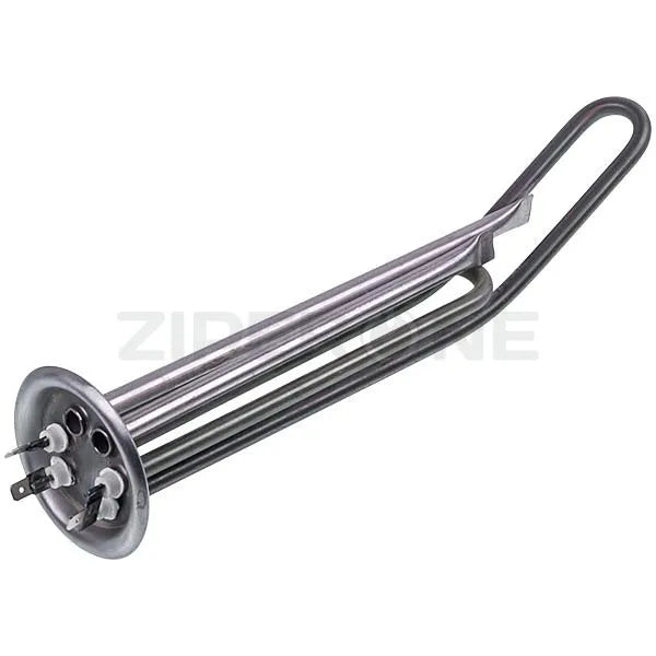 Тін для бойлера 2000W (нержавіюча сталь) L=280mm, фланець 72mm (під анод M6)