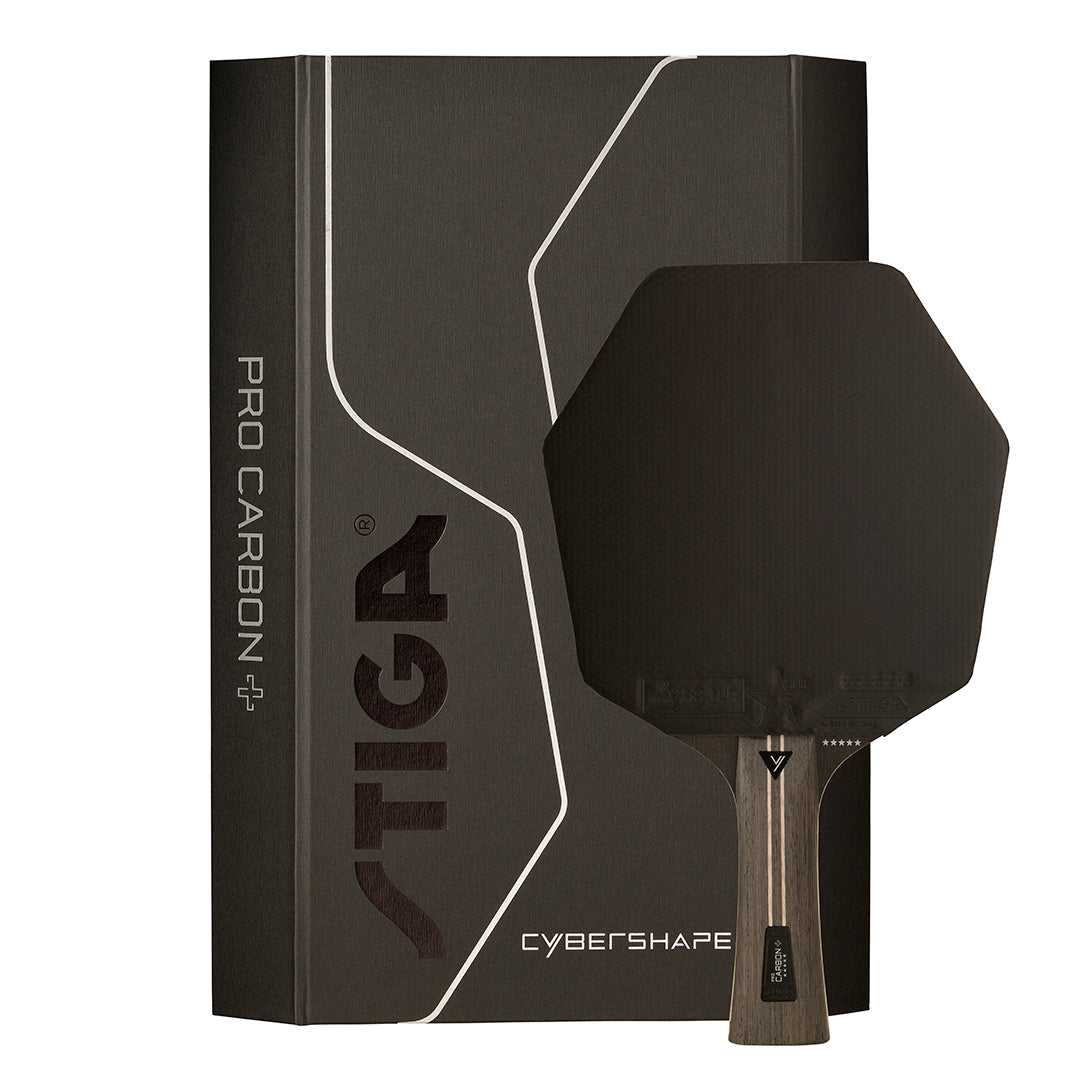 Ракетка для настільного тенісу Stiga Pro Carbon Plus Cybershape 5 Star FL (1215-0401-35)