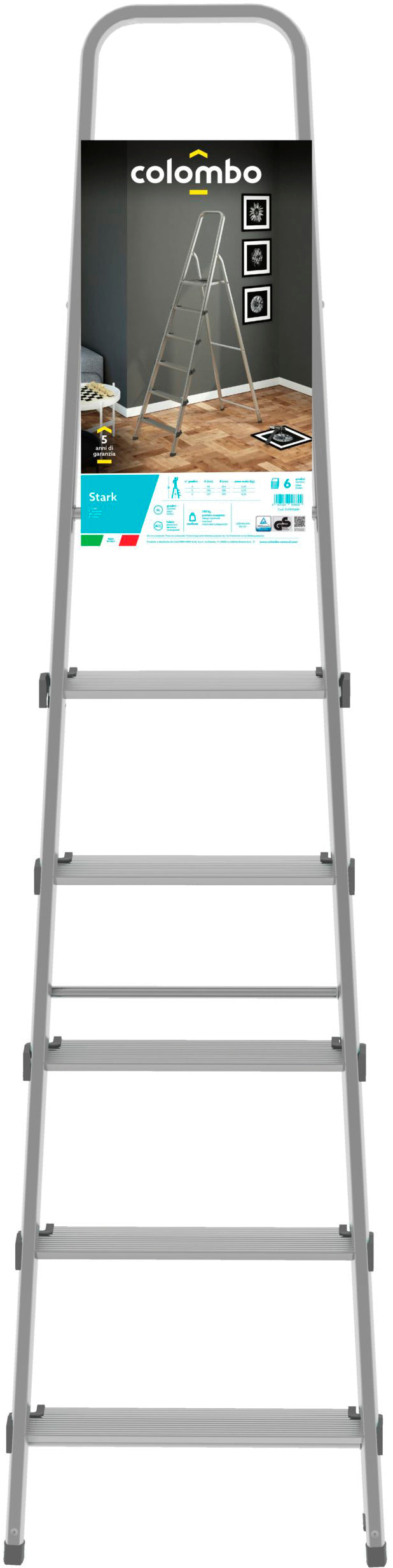 Драбина Colombo Stark 6 щаблів (S109006W)