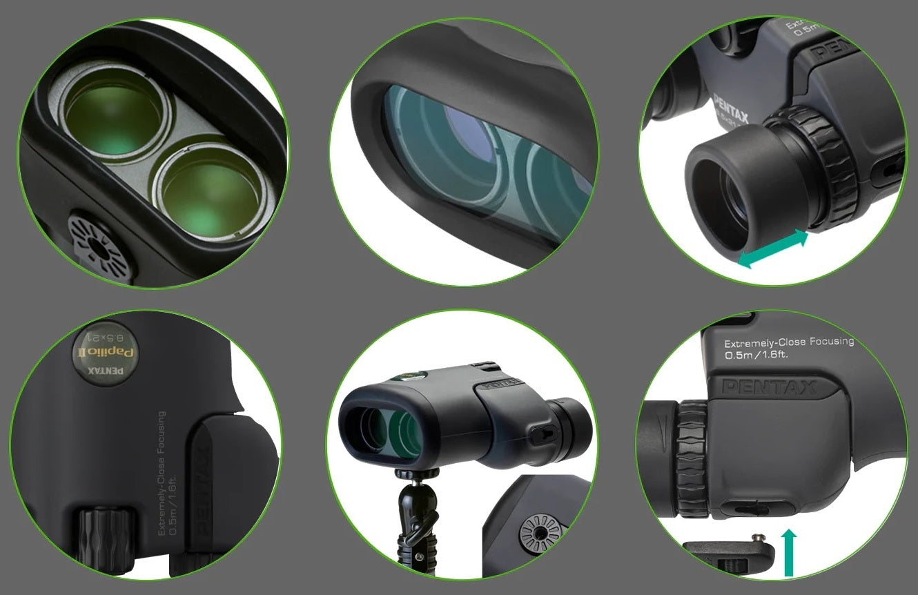 Бінокль Pentax UP 6.5x21 Papilio II (62001)