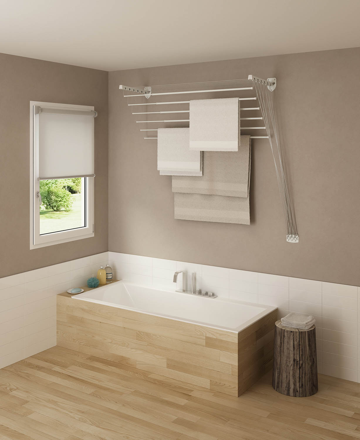 Сушарка для білизни настінно-стельова Gimi Lift 180 (154880)