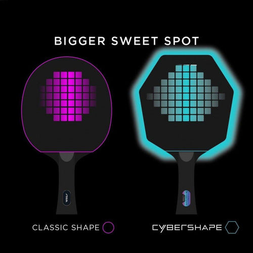 Ракетка для настільного тенісу Stiga Pro Carbon Plus Cybershape 5 Star FL (1215-0401-35)