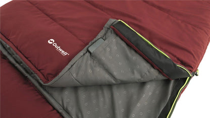 Спальний мішок Outwell Contour Lux Reversible/-3°C Red Right (230383)