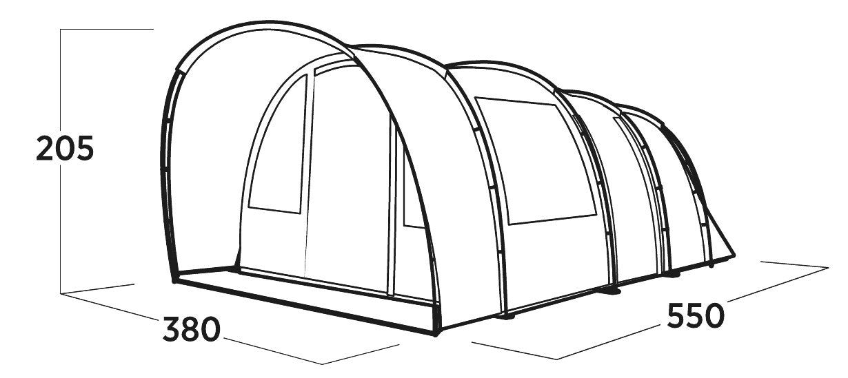 Намет шестимісний Easy Camp Skarvan 6 (120498)