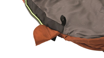 Спальний мішок Outwell Canella Lux/+4°C Warm Red Left (230358)