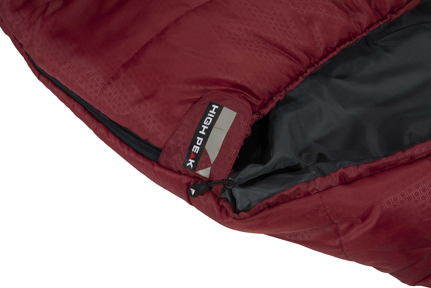 Спальний мішок High Peak Redwood L/-3°C Dark Red/Grey Left (23092)