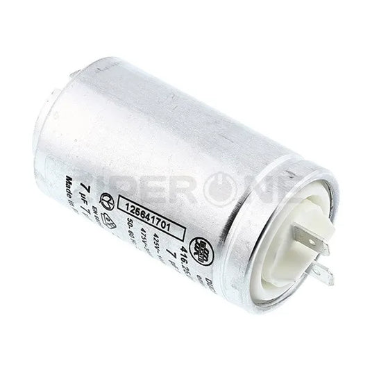 Пусковой конденсатор 7uF 425V 35x64mm (2 клемы) DUCATI для сушильной машины Electrolux