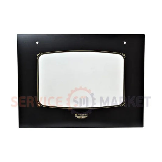 Стекло двери наружное для духовки 570x425mm Indesit