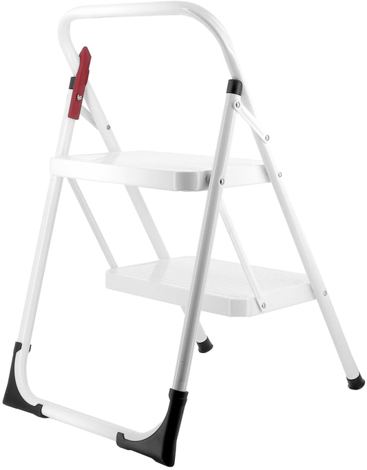 Лестниця Rolser Taburete M/10 UNE 2 щаблі Blanco (MET003-1024)