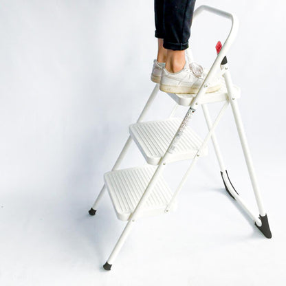 Лестница Rolser Taburete M/11 UNE 3 щаблі Blanco (MET004-1024)