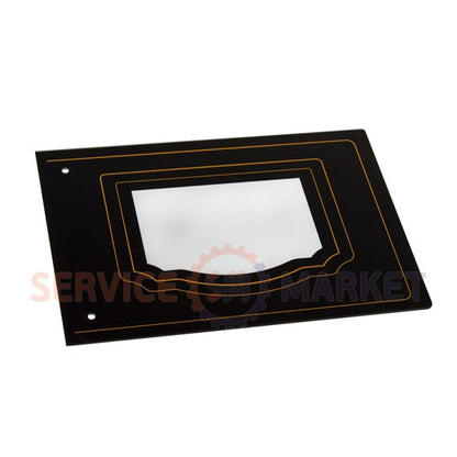 Скло дверей зовнішнє (старого зразка) для НВЧ-печі 370x255mm Gorenje