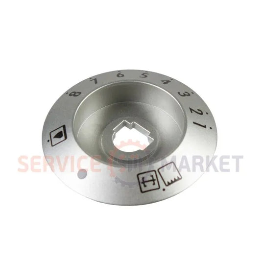Лимб (диск) ручки регул. темп. духовки для плиты Gorenje серебристый