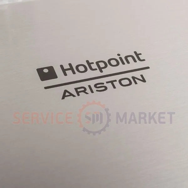 Стекло двери 594x462mm наружное в сборе для духовки Ariston