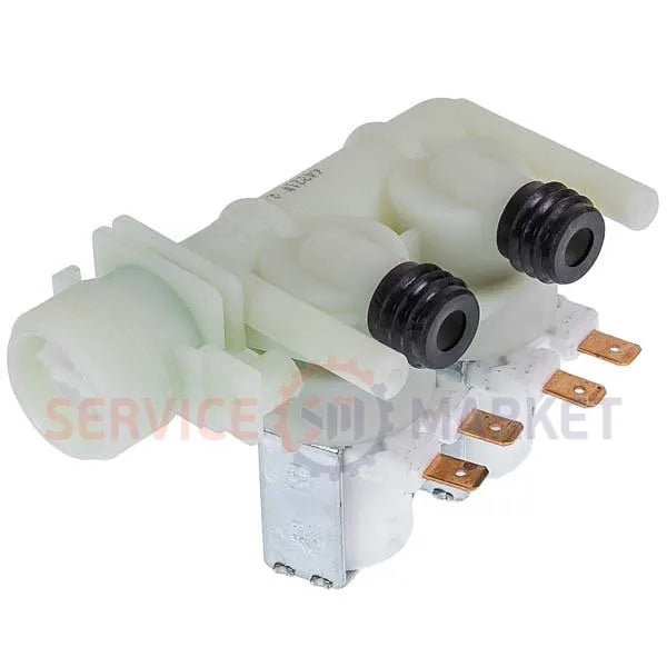 Клапан стиральной машины Ariston, Indesit C00066518 2WAY/90/10 мм двойной с клеммами