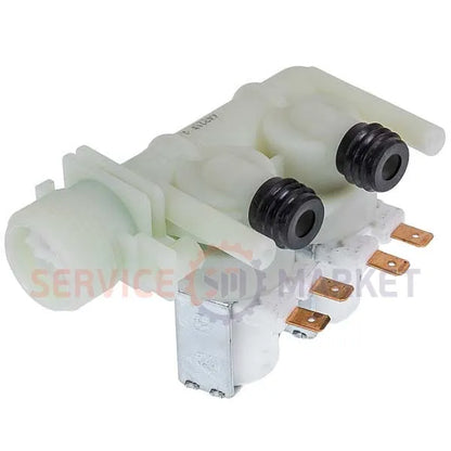 Клапан стиральной машины Ariston, Indesit C00066518 2WAY/90/10 мм двойной с клеммами