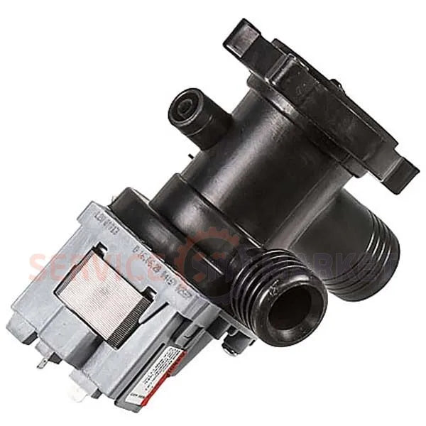 Сливной насос для стиральной машины Ariston Indesit Whirlpool Hotpoint-Ariston (в сборе) (раздельные контакты)