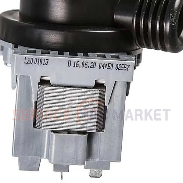 Сливной насос для стиральной машины Ariston Indesit Whirlpool Hotpoint-Ariston (в сборе) (раздельные контакты)