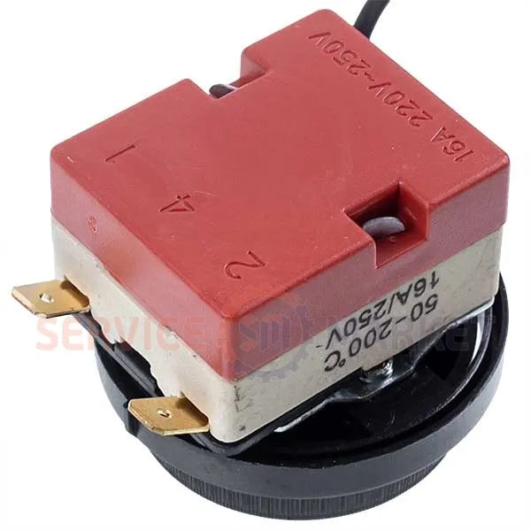 Терморегулятор WHD-200E 250V 16A для электропечи, гриля, тостера (42164)