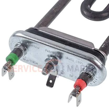 Тэн L175-190 1700-2000W стиральной машины LG, Samsung, Whirlpool, Indesit, Ardo, Electrolux, Zanussi, Ariston без термодатчика/ отверстия