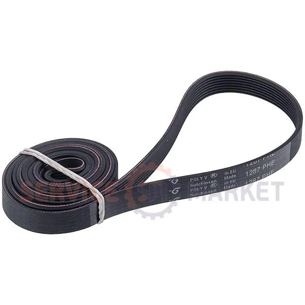 Ремінь 1287 H8 для пральної машини AEG, Rex, Zanker, Privileg, Quell, Zanussi TA 833 V