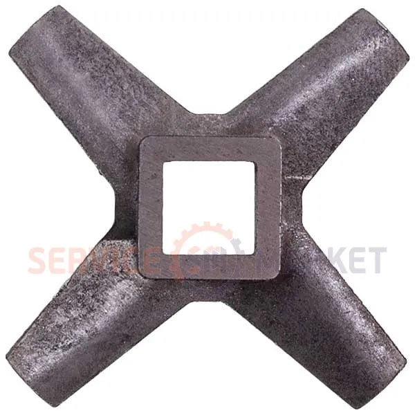 Ніж для м'ясорубки Zelmer 00755469 NR8 86.3107 D54 h9 Отвір = 10x10mm