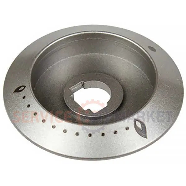 Лимб (диск) ручки регулировки конфорки газовой плиты Gorenje серебристый