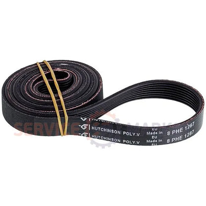 Ремінь 1287 H8 для пральної машини AEG, Rex, Zanker, Privileg, Quell, Zanussi TA 833 V
