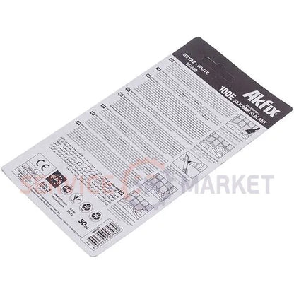 Универсальный силиконовый герметик Akfix 100E 50ml прозрачный