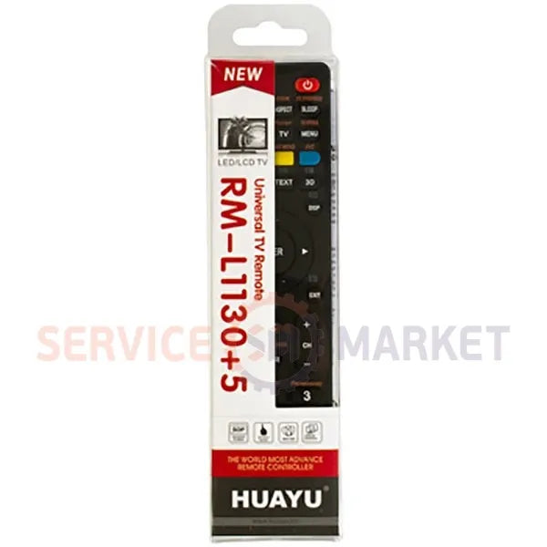 Пульт RM-L1130+ для любого телевизора универсальный HUAYU