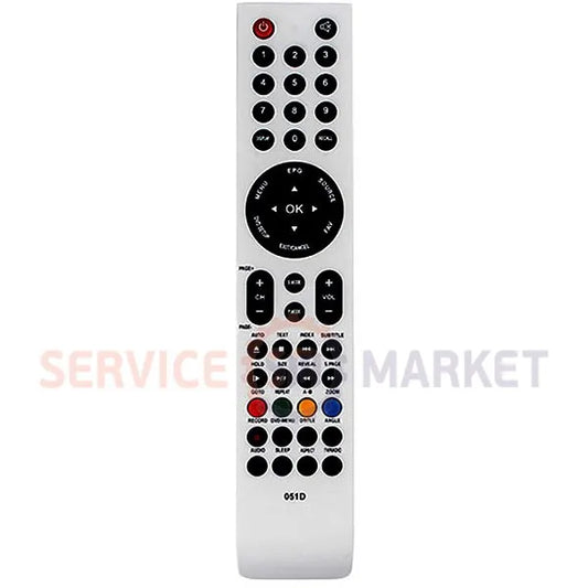 Пульт для телевизора 051D WHITE Shivaki