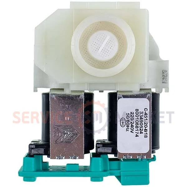 Клапан подачі води для прання. машини 2WAY/180/10.5mm Bosch