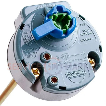 Термостат 1919A 16A 250V Thermowatt 65119467 стержень L400mm, F.60/S.105°C выходы на ламппочки для бойлера Ariston